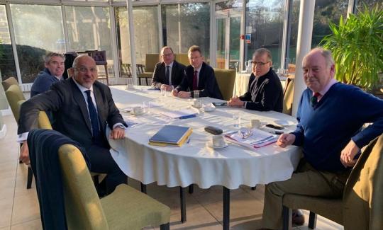 Nadhim Zahawi joins other Warwickshire MPs to meet PCC Philip Seccombe