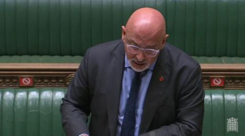 Nadhim Zahawi MP speaking at the Dispatch Box in the House of Commons, 17 Nov 2020