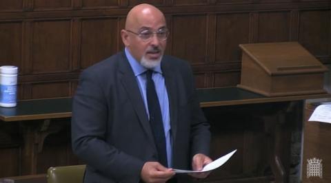 Nadhim Zahawi MP speaking in Westminster Hall, 6 Oct 2020