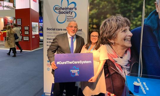 Nadhim Zahawi MP supports Alzheimer’s Society’s Cure the Care System campaign